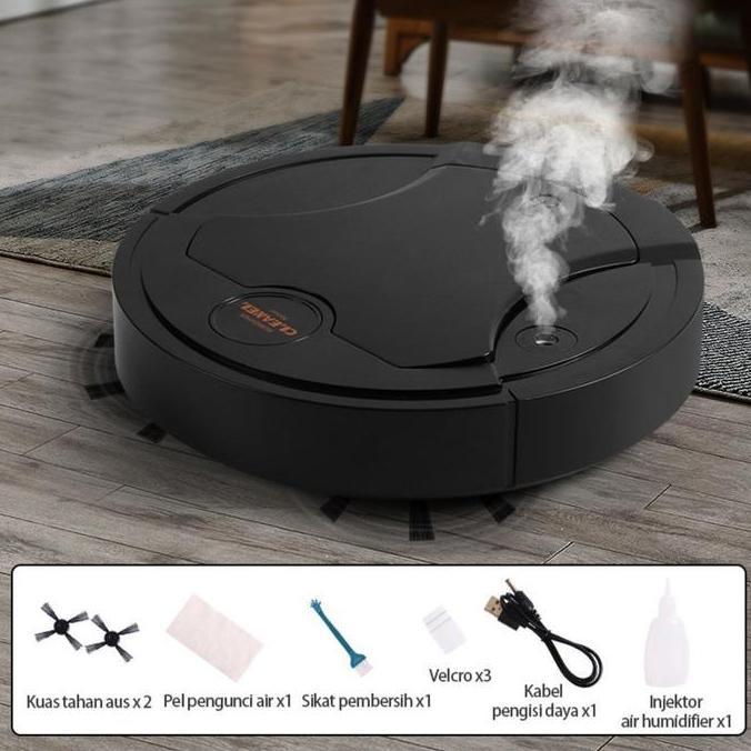 TERLARIS - Robot Vacum Cleaner Portable Penyedot Debu Rumah Otomatis Cerdas Robot Pembersih Lantai H