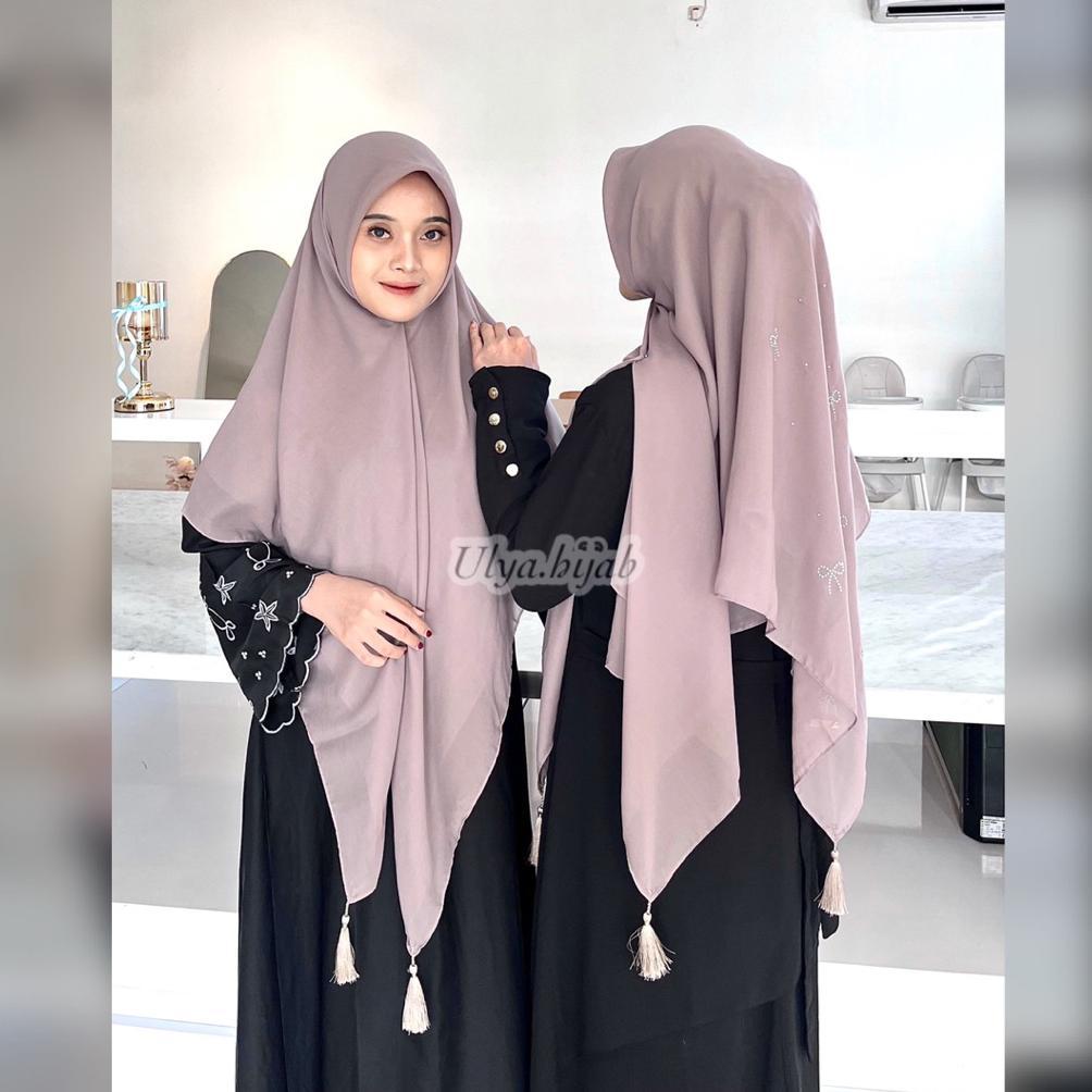 PENAWARAN SPESIAL Ulyahijab - Segiempat Pita Syar'i by Ulya Hijab New Arrivals Square Swarovski