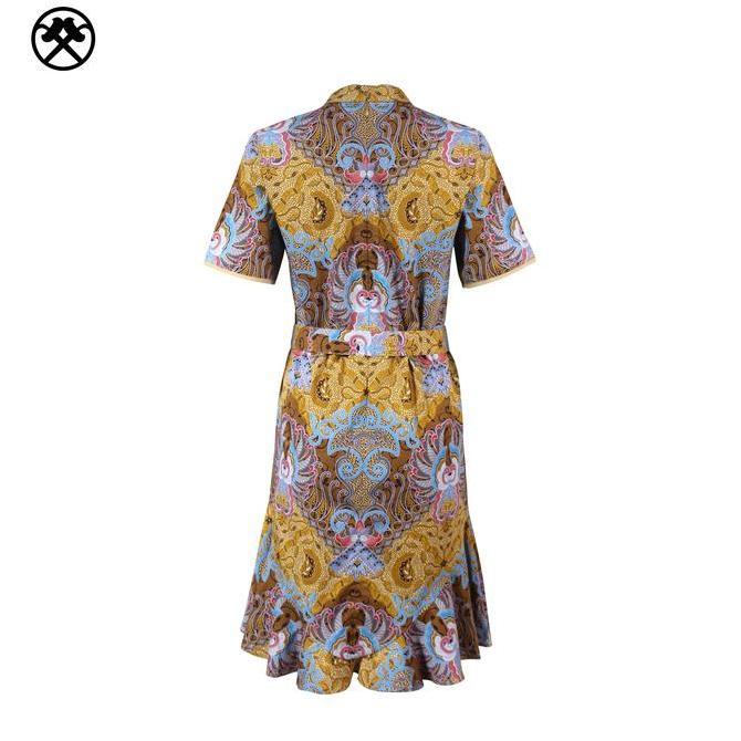 Keris Gallery Dress Batik Lengan Pendek Keris Widoro Kandang 074SDPFSE4KG (TERBAIK) (TERBARU) (TERMU