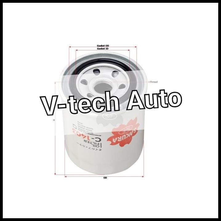 BEST DEAL OIL FILTER OLI SUZUKI ESCUDO 16510-83012 C-1403 C1403 SAKURA 
