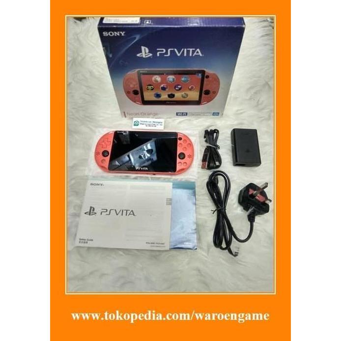 PS Vita SLIM Orange 128GB CFW Enso Henkaku (Bisa PSP PS1 SNES NES Dll) (TERBAIK) (TERBARU) (TERMURAH