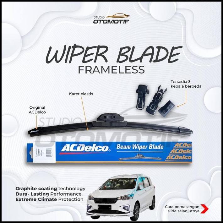 TERBARU WIPER ERTIGA HYBRID ACDELCO BEAM FRAMELESS 