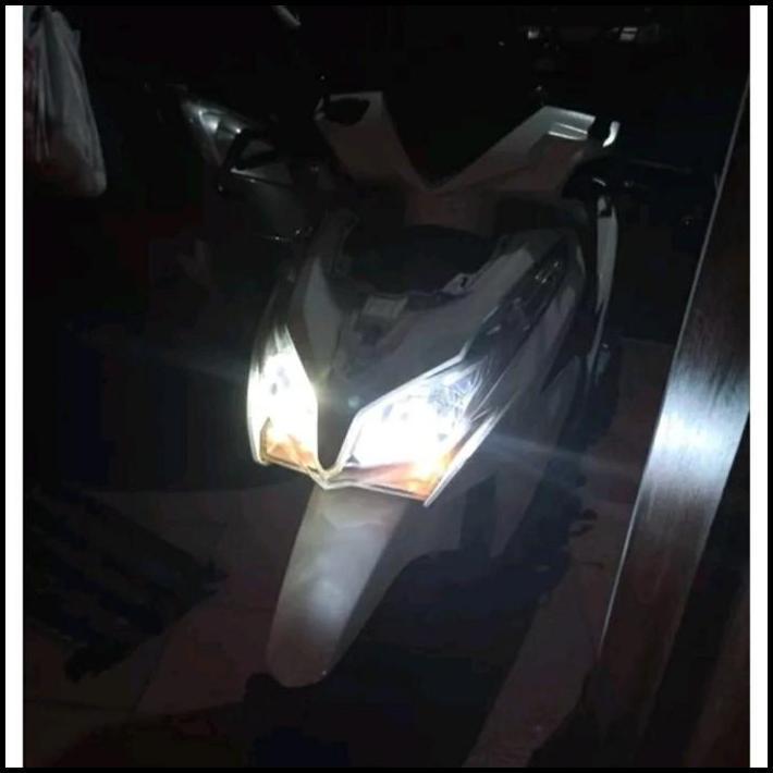 DISKON LAMPU LED DEPAN MOTOR H6 LS2 LUMINOS LASER HI LOW  DC DOUBLE Z1 ALFA SIGMA CRYPTON F1ZR FORCE