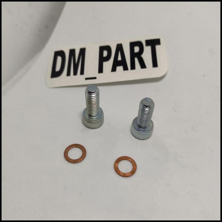 TERBARU BAUT L 6 RING TEMBAGA M8 TABUNG SULING SHOCK DEPAN HONDA BEAT VARIO 110 125 150 160 SCOOPY S