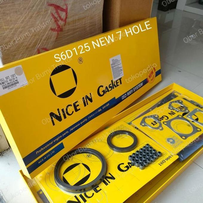 GASKET KIT 6154-K1-9900 6154-K2-9900 S6D125E SAA6D125E KOMATSU