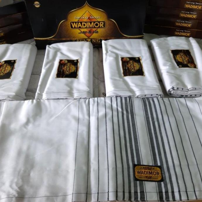 Otokonoko- Sarung Wadimor Couple Pria Bapak Anak Remaja Warna Polos Biru Abu Navy Hijau Merah Hitam 