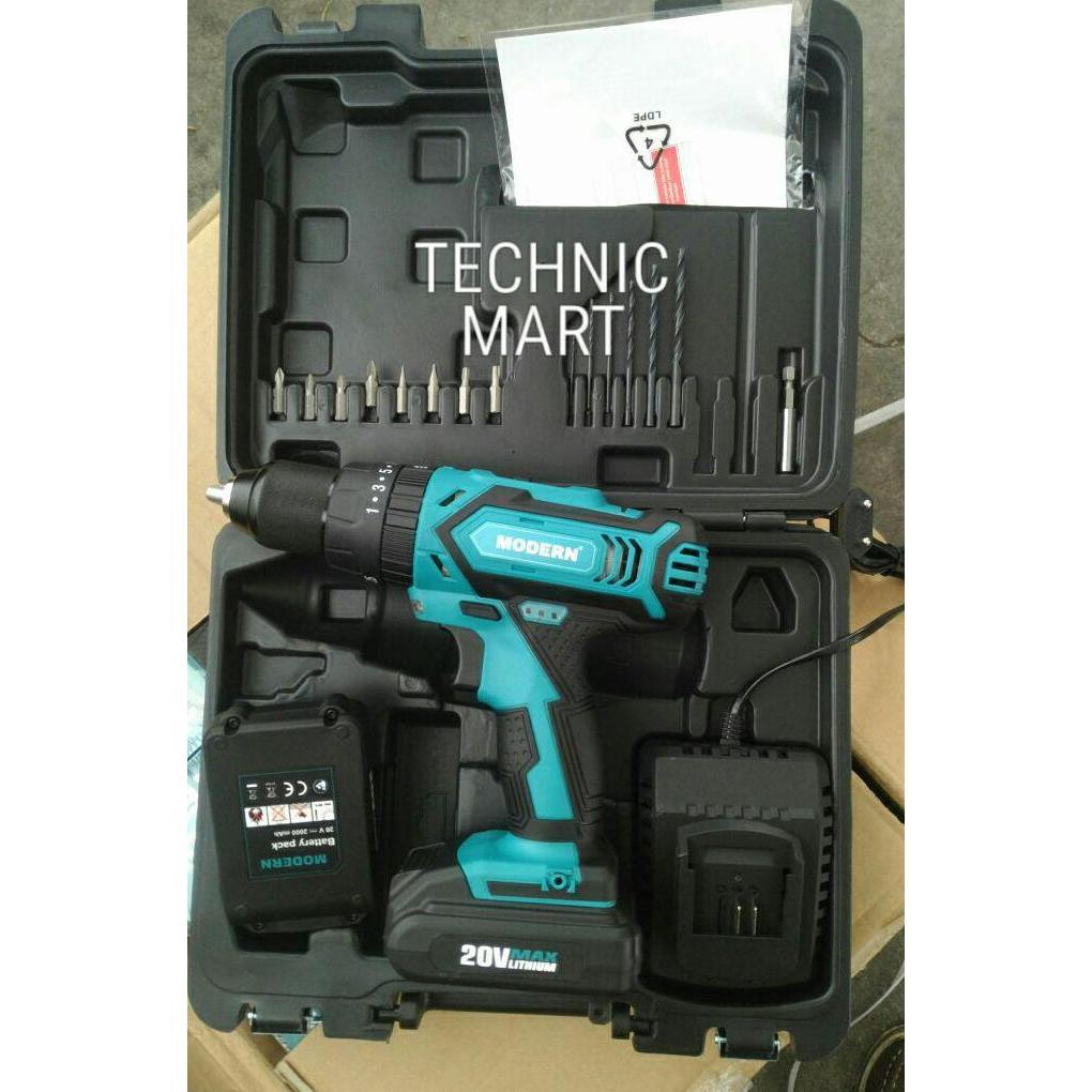 Spesial Bor Baterai Merek Modern M-20V