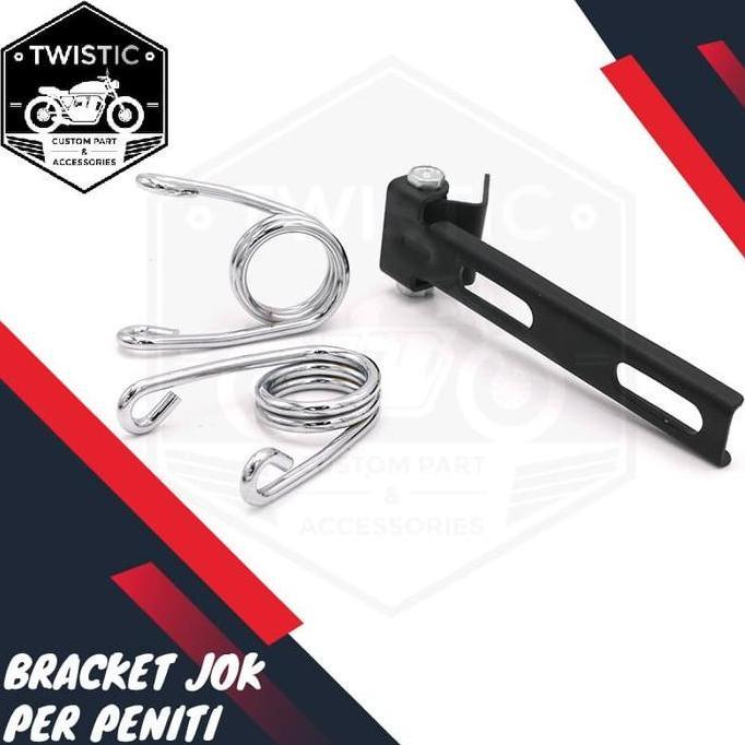 Bracket Per Peniti Springer Jok Single Seat Chopper Bobber Universal Promo