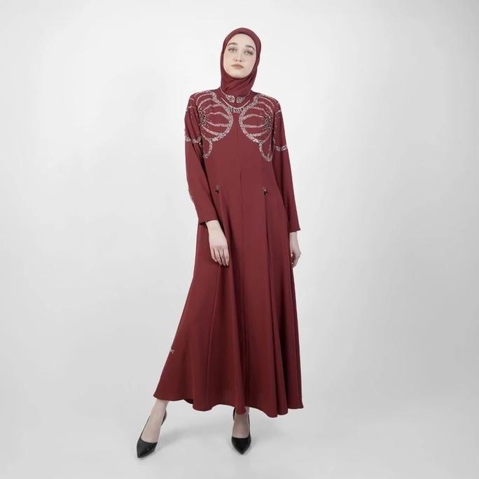 ABAYA HIKMAT FASHION ORIGINAL A6265