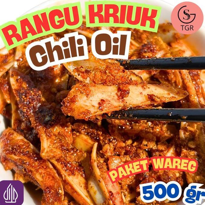 PAKET WAREG 500gr Rangu Kriuk Chili Oil Isi Banyak Puas Ayam Mantap Pedas Nagih Food Frozen Makanan 