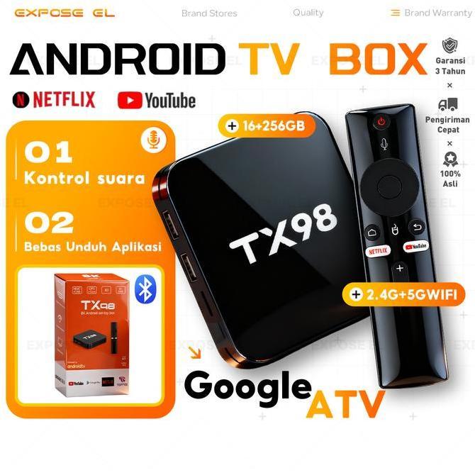 Herefarm88 - Expose TX98 Android TV Box 4K 16GB+256GB Android 13. Smart TV Box 4K HD UHD 8K Bluetoot
