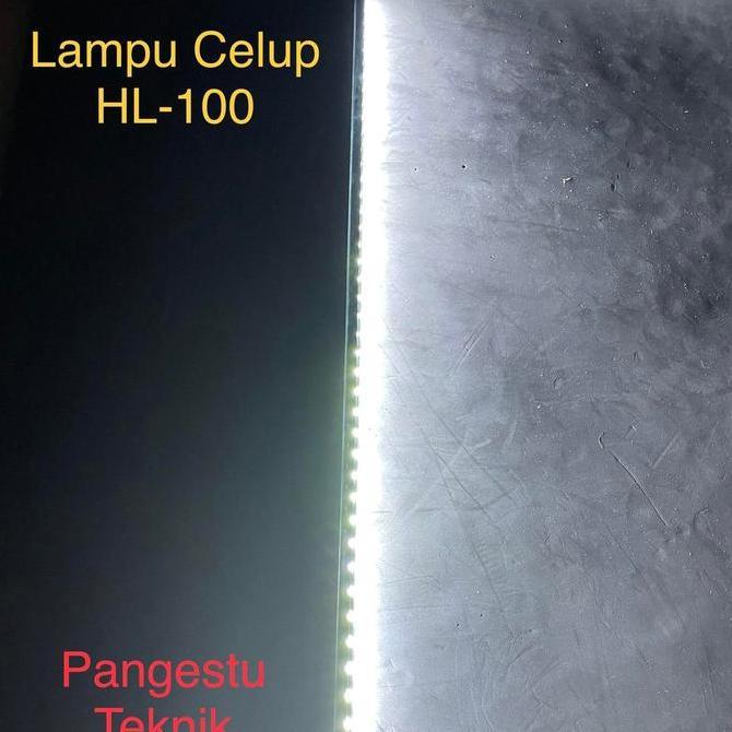 [Putih] Lampu LED HAILONG 100 cm / T4 LED-HL 100 18 Watt / Lampu Celup Akuarium (ABC-AQ)