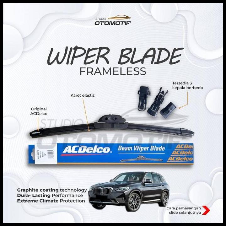 GRATIS ONGKIR WIPER BMW X3 M40I ACDELCO BEAM FRAMELESS