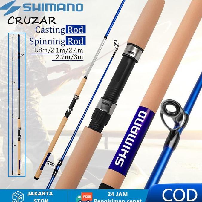 Ferolaiuh - SHIMANO Fishing Rod Spinning Rod Casting Rod Joran Pancing Fishing Rod MH Power Jigging 