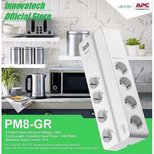 APC PM8GR PM8-GR PM8 Surge protector stop kontak colokan anti petir