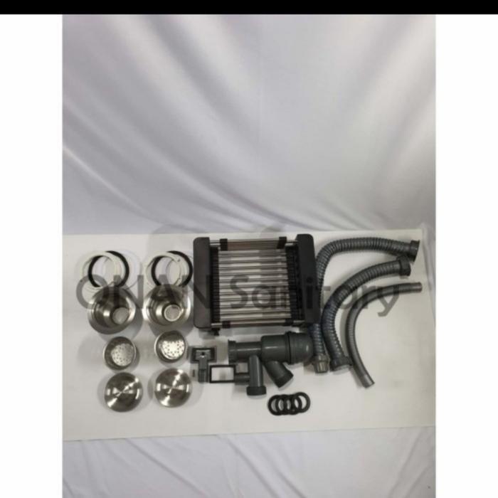 kitchen sink minimalis 1 lubang besar 8050 stainles Set Kran