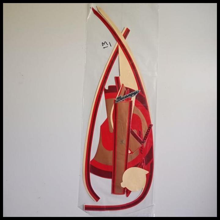 DISKON (ORI) STRIPING  HONDA SCOOPY SPORTY 2013 2014  KUALITAS ORIGINAL 