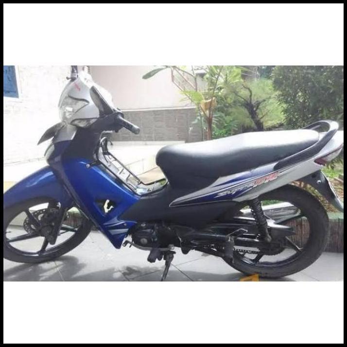 GRATIS ONGKIR (ORI ) STRIPING HONDA SUPRA FIT NEW 2006 2007 JUMBO BIRU SILVER BODY 