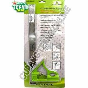 REZORHA (KENTARO SIKU WATERPASS) Siku WATERPASS Penggaris Siku 12" KENTARO KTR-4011 / Penggaris Gari