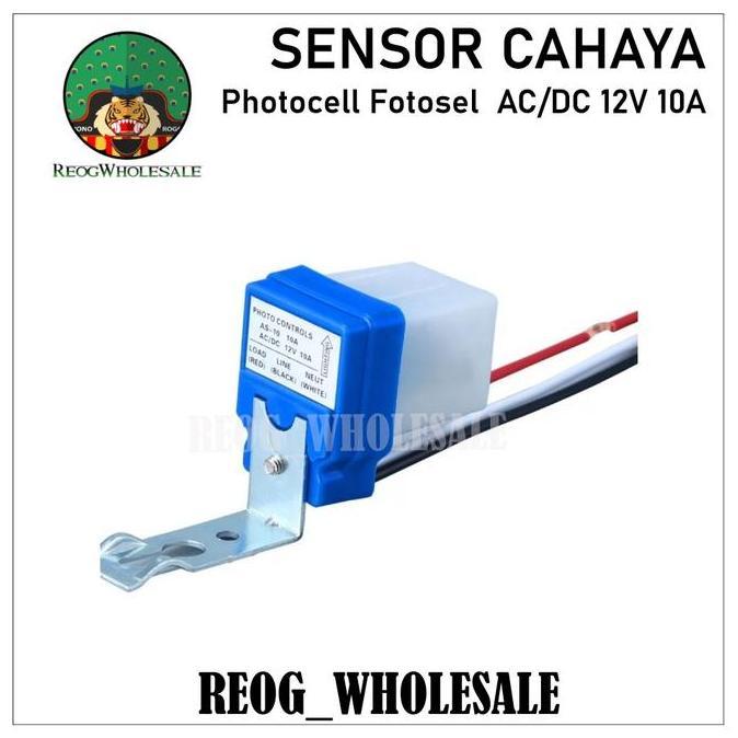 SHANUMID Sensor Cahaya Photocell Fotosel AC/DC 12V 10A