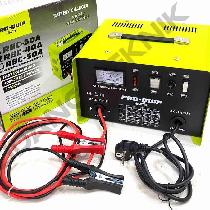 REZORHA Charger Aki Motor Mobil 30A 40A 50A RBC30A RBC40A RBC50A PROQUIP / Ces Cas Baterai Battery A