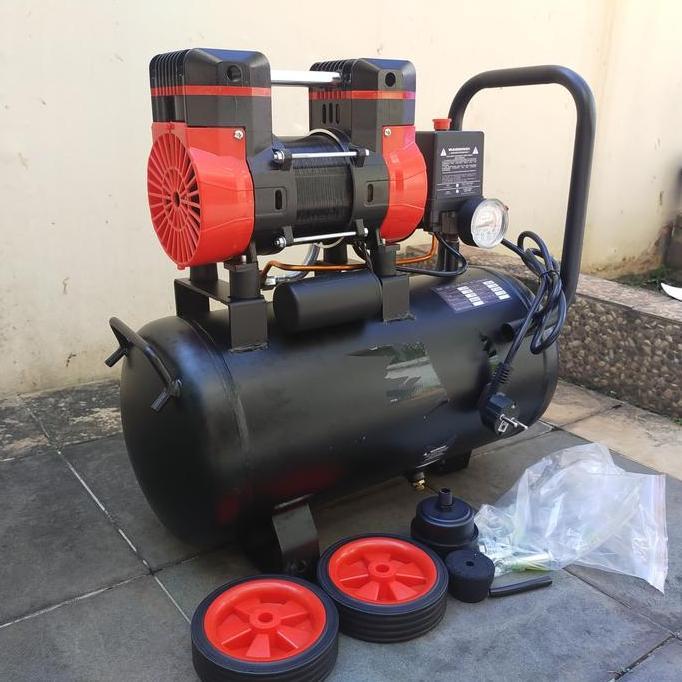 Murah Maxpump Syw1.3Hp-30L Kompresor Angin Listrik 1.3 Hp 30 Liter 220V Tanpa Oli Tekanan 8 Bar Kapa