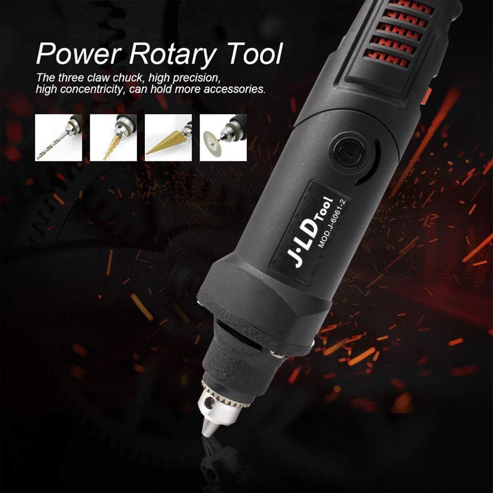 Jld 6Mm Bor Ukir Grafir 190W Mini Mini Grinder Mesin Bor Tuner Set Mini Engraver Ukiran Batu, Ukiran