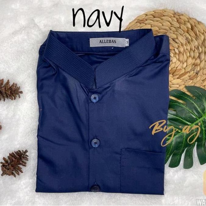 BELI Baju Koko Allebas Lengan Panjang/baju Koko pria/ baju takwa/baju Koko murah/baju pria/baju musl