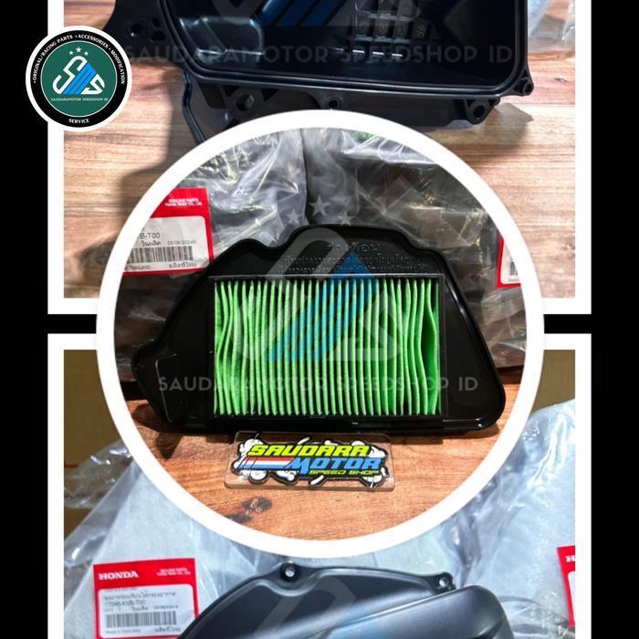 [Full Set] Bak Cvt Honda Airblade Thailand & Boks Filter Luar/Dalam-Busa Filter Udara-Selang Angsa H