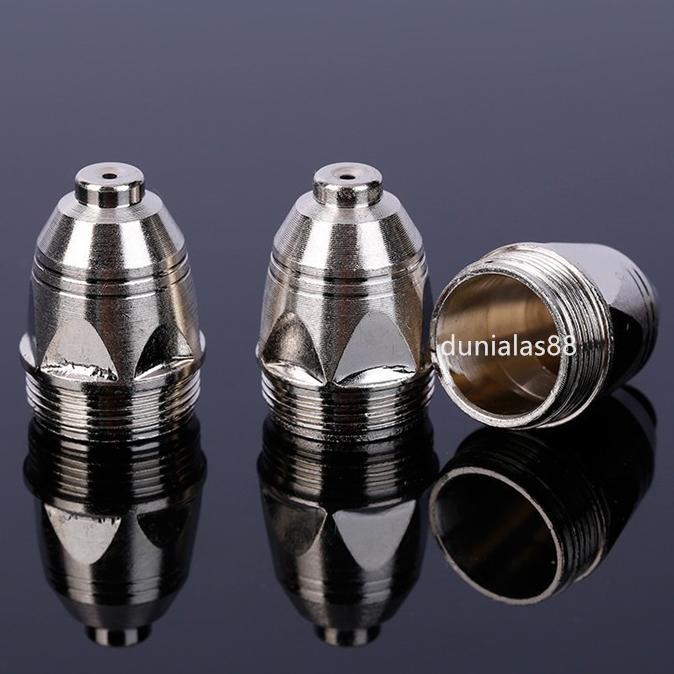 10Set Nozzle & Electrode Tip P80 Plasma Cut Cutting P-80 CUT80 CUT100 Biasa