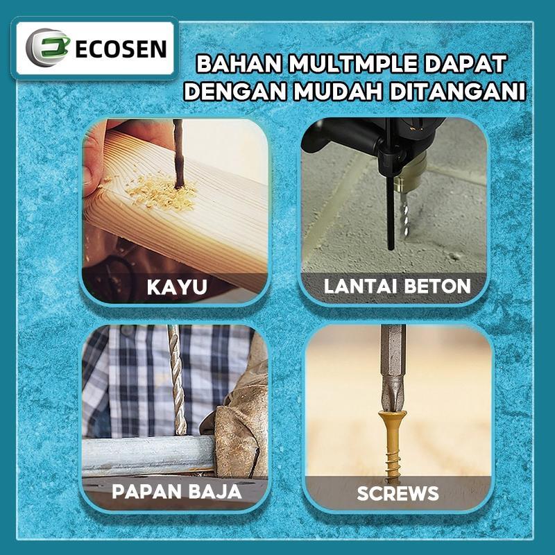 Ecosen 2In1 Bor Dan Gerinda Mesin Bor Listrik Gerinda Dan Bor Dapat Box Paket Lengkap Gerinda