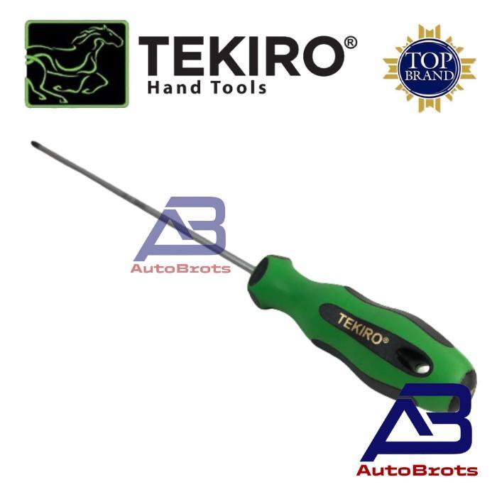 Tekiro Obeng Tpr (+) #Ph1 5 X 125Mm Gagang Karet / Screwdriver Plus