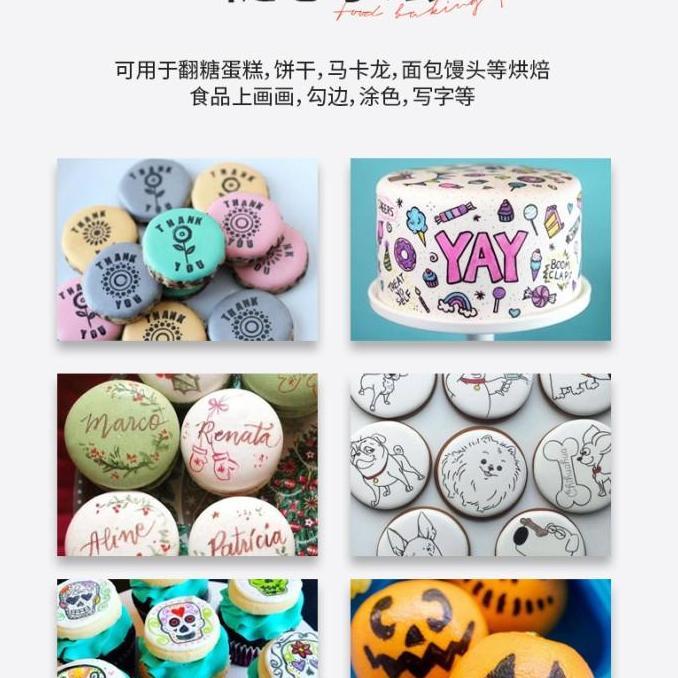 edible food pen / edible pen 2sisi / decorating pen edible edible gold