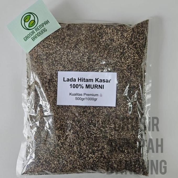 Lada Hitam Bubuk Kasar Murni / Rempah / Kualitas