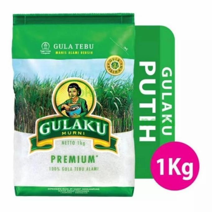 GULAKU 1Kg|GULAKU HIJAU 1Kg|GULAKU KUNING 1Kg|GULA PASIR KEMASAN 1 Kg