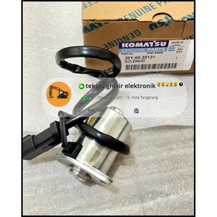 TERLARIS SELENOID VALVE 20Y-60-32121 20Y 60 32121 OEM JEPANG 