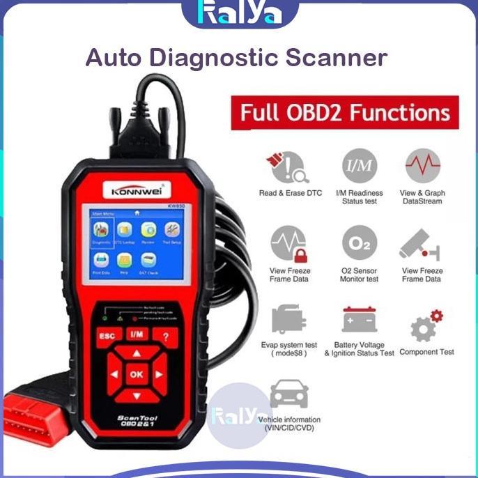 CODCar ODB2 Scanner /untuk TOYOTA HONDA SUZUKI NISSAN Auto/ Diagnostic Scanner KONNWEI KW850/ Full F