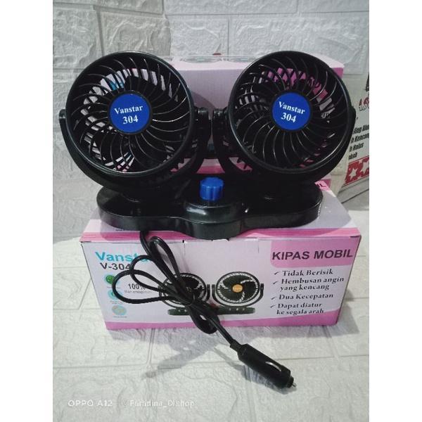 Kipas Angin Mobil Truk 24 Volt Vanstar Double Fan