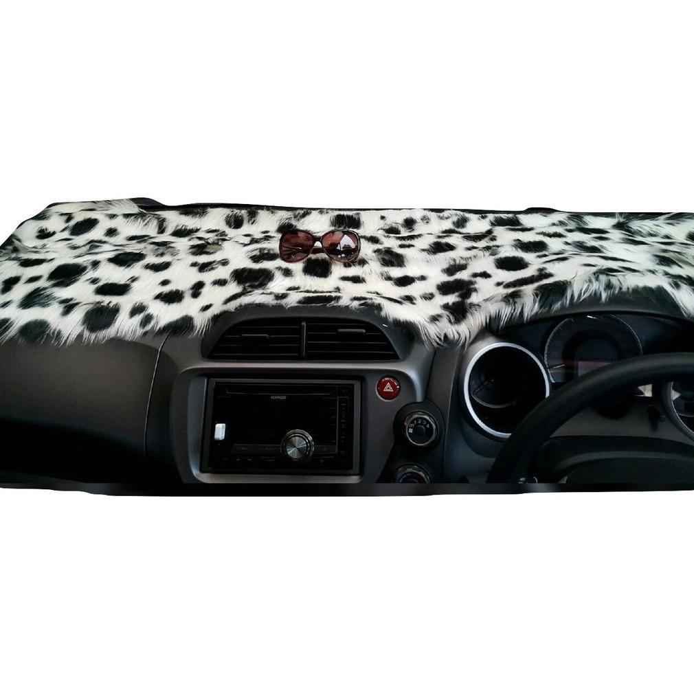 Alas bulu dashboard karpet dasbor mobil motif sapi moo