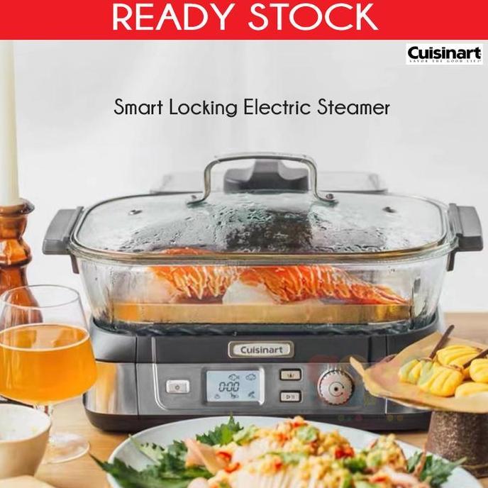 CUISINART STM-8000CN COOKFRESH ELECTRIC GLASS STEAMER 5L READY STOCK ORIGINAL DAN TERPERCAYA