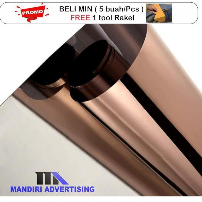 KACA FILM CERMIN / KACA FILM SILVER BRONZE / KACA FILM SILVER COKLAT