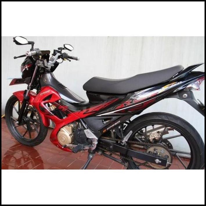 TERBARU (ORI) STRIPING SUZUKI SATRIA FU F 150 2010 BARONG MERAH HITAM STANDAR 