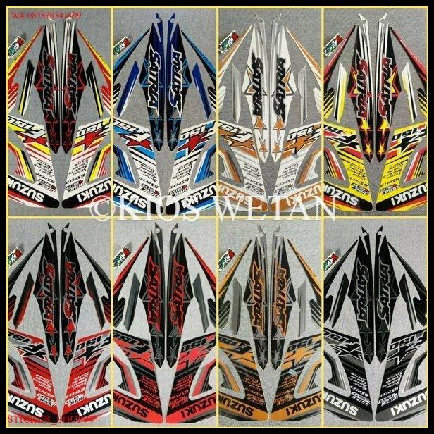TERLARIS (ORI) STRIPING SATRIA FU 150 2014 BINTANG STANDAR KUALITAS ORIGINAL !!!