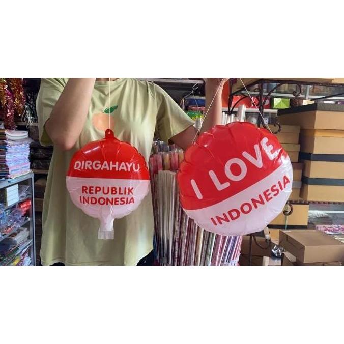 Balon Foil Dirgahayu, Balon 17 Agustus, Dekorasi Agustusan