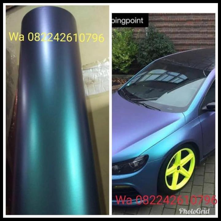 TERLARIS STIKER BUNGLON BIRU TINGGI 152CM MEREK MAXDECAL PREMIUM