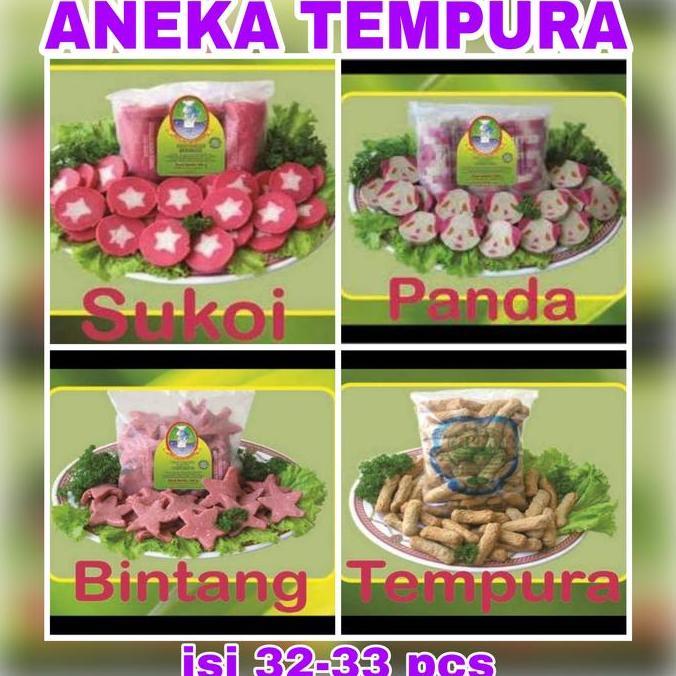Sale Terlaris Aneka Tempura , Bintang, Sukoi, Panda