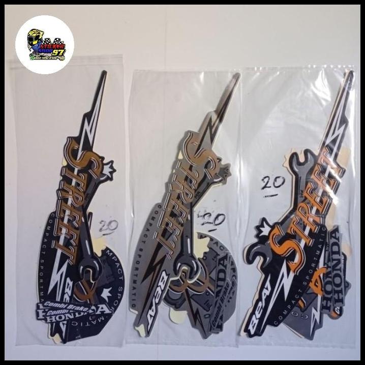 TERLARIS (ORI) STRIPING STIKER HONDA BEAT STREET 2020 