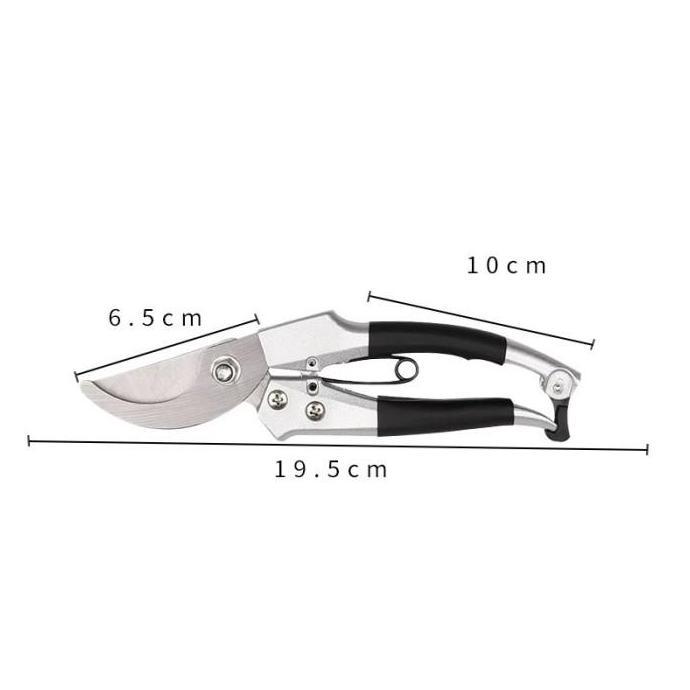 QBLADE Gunting Dahan Gunting Ranting Silver Hitam 6009 (TERBAIK) (TERBARU) (TERMURAH)
