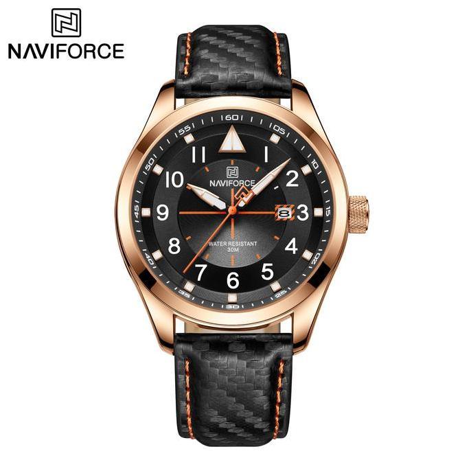 Jam Tangan Pria Navi Force Original Tahan Air Quartz 8022RGB