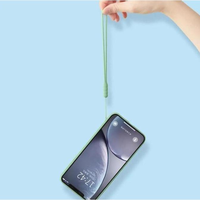 Case  untuk Samsung S7 EDGE Liquid Suede Bludru LANYARD tali Casing Softcase